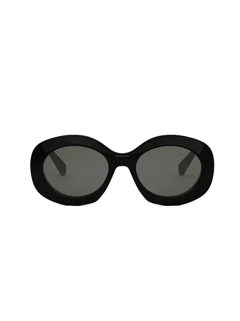 CELINE | Gafas de sol redondas negras Triomphe | 