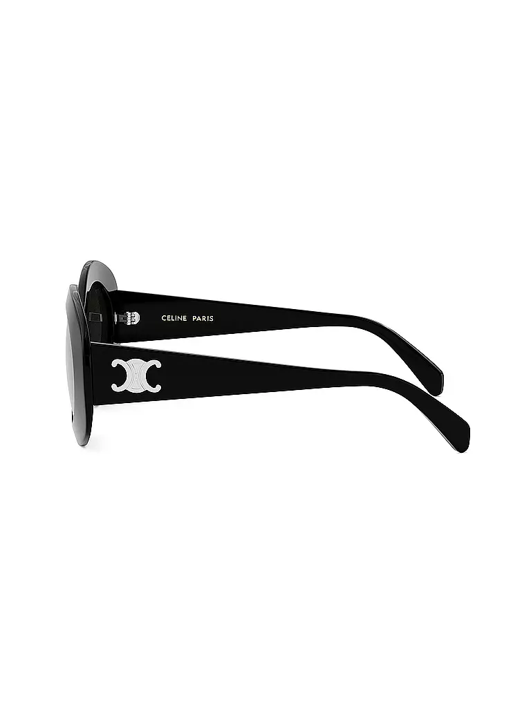 CELINE | Gafas de sol redondas negras Triomphe | 