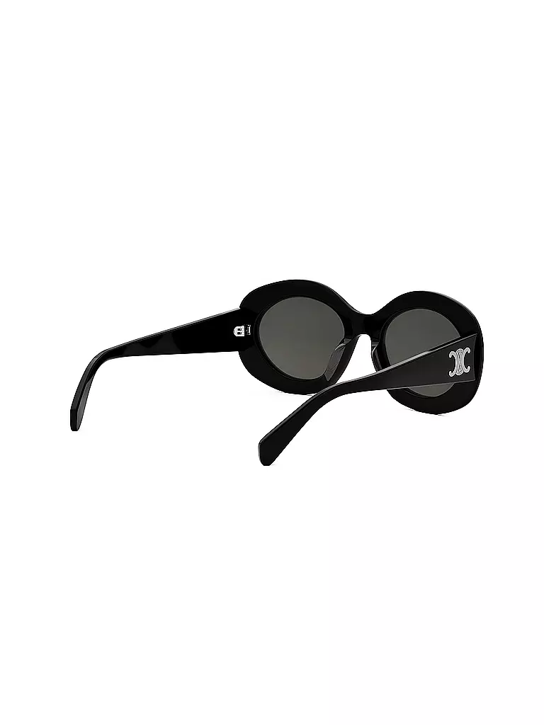 CELINE | Gafas de sol redondas negras Triomphe | 