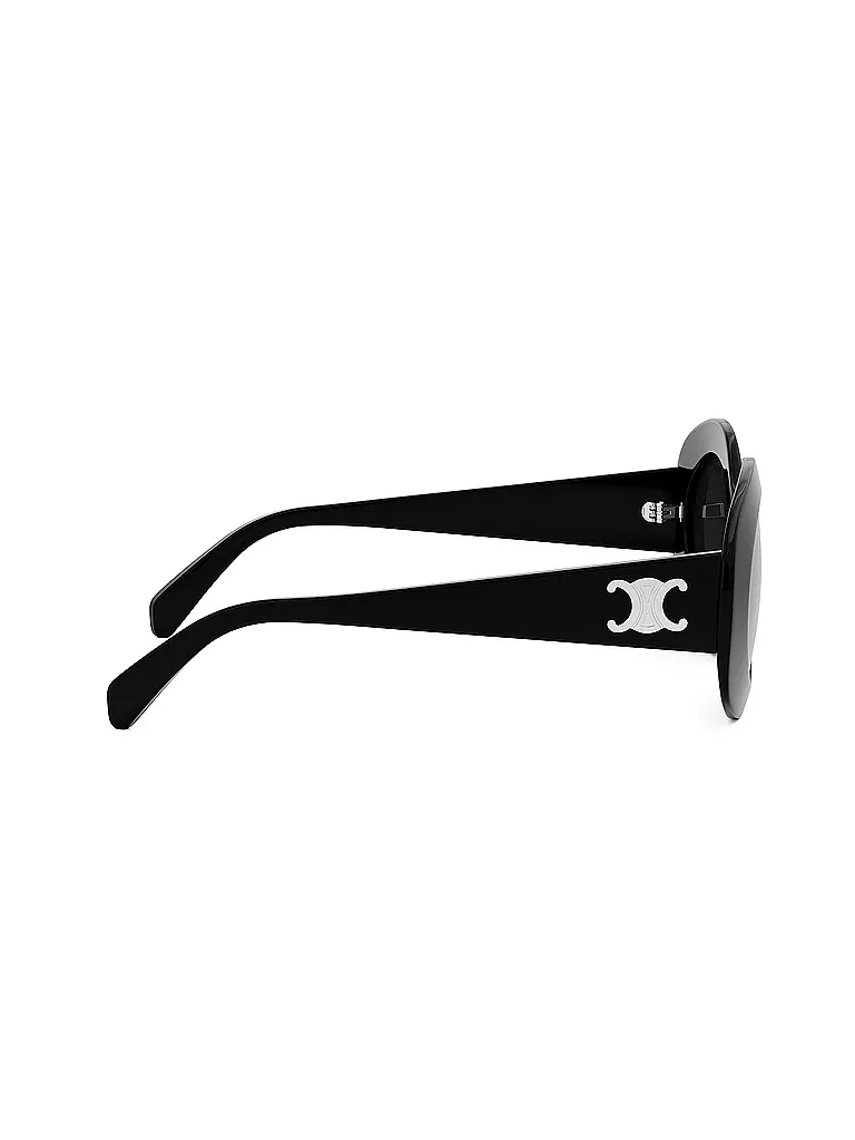 CELINE | Gafas de sol redondas negras Triomphe | 