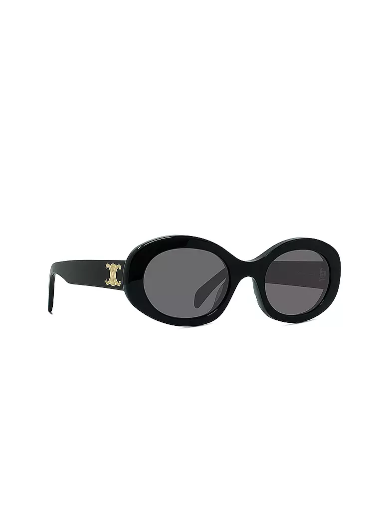 CELINE | Gafas de sol redondas negras Triomphe | 