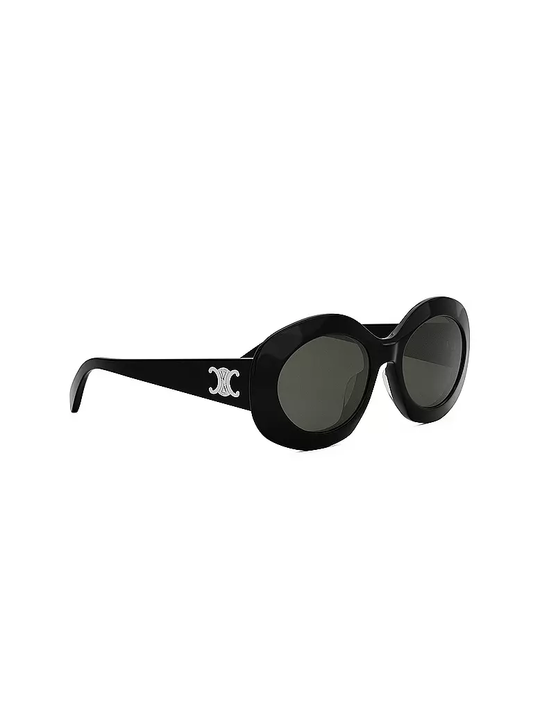 CELINE | Gafas de sol redondas negras Triomphe | 
