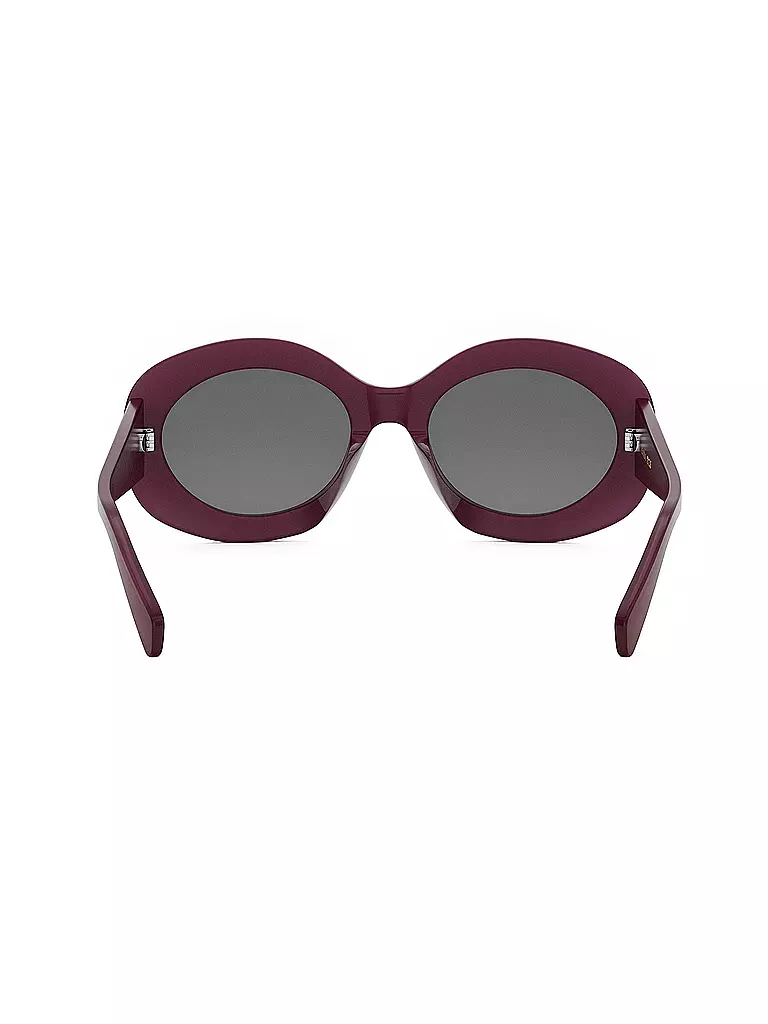 CELINE | Gafas de sol redondas rojas Triomphe | Rojo oscuro