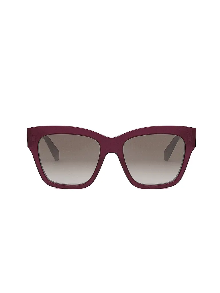 CELINE | Gafas de sol rojas cuadradas Triomphe | 