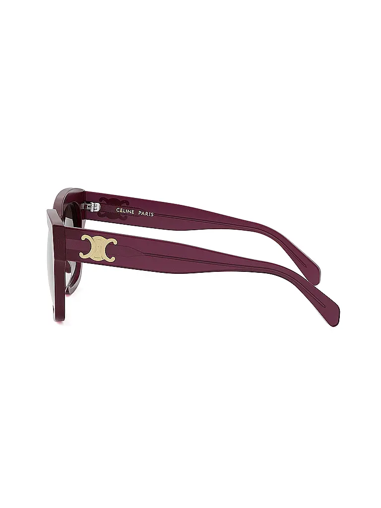CELINE | Gafas de sol rojas cuadradas Triomphe | 