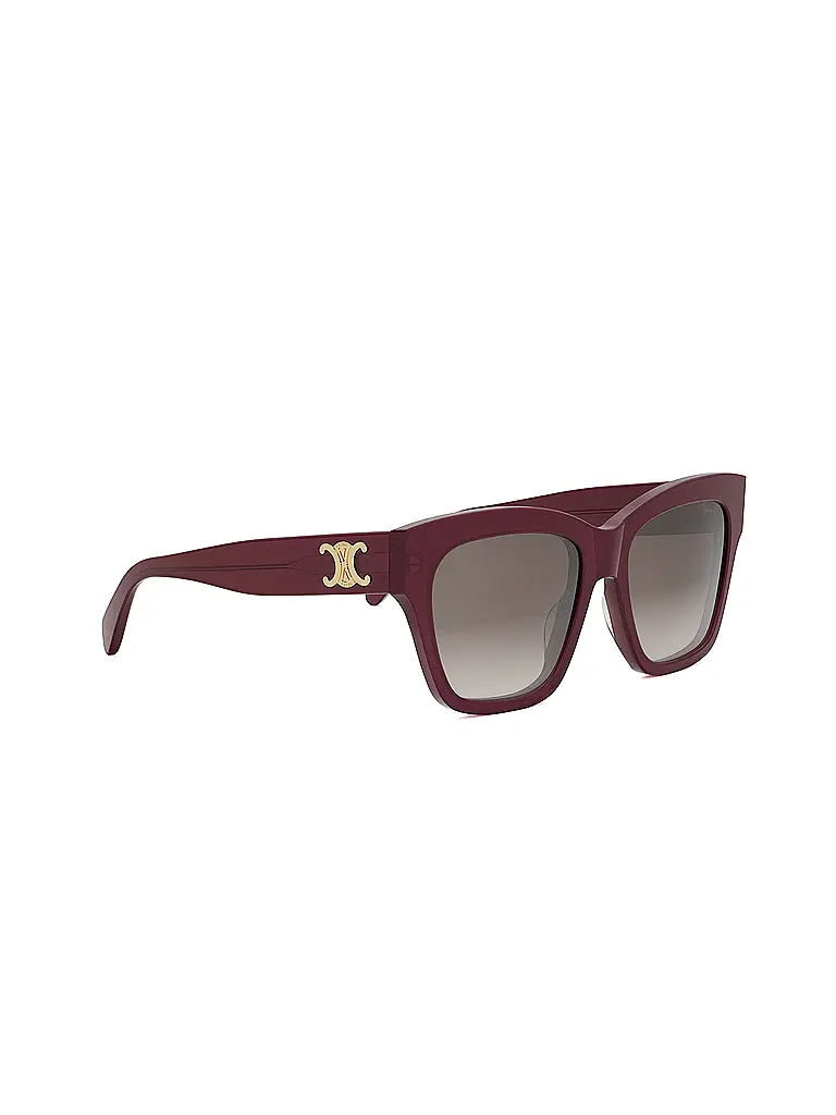 CELINE | Gafas de sol rojas cuadradas Triomphe | 