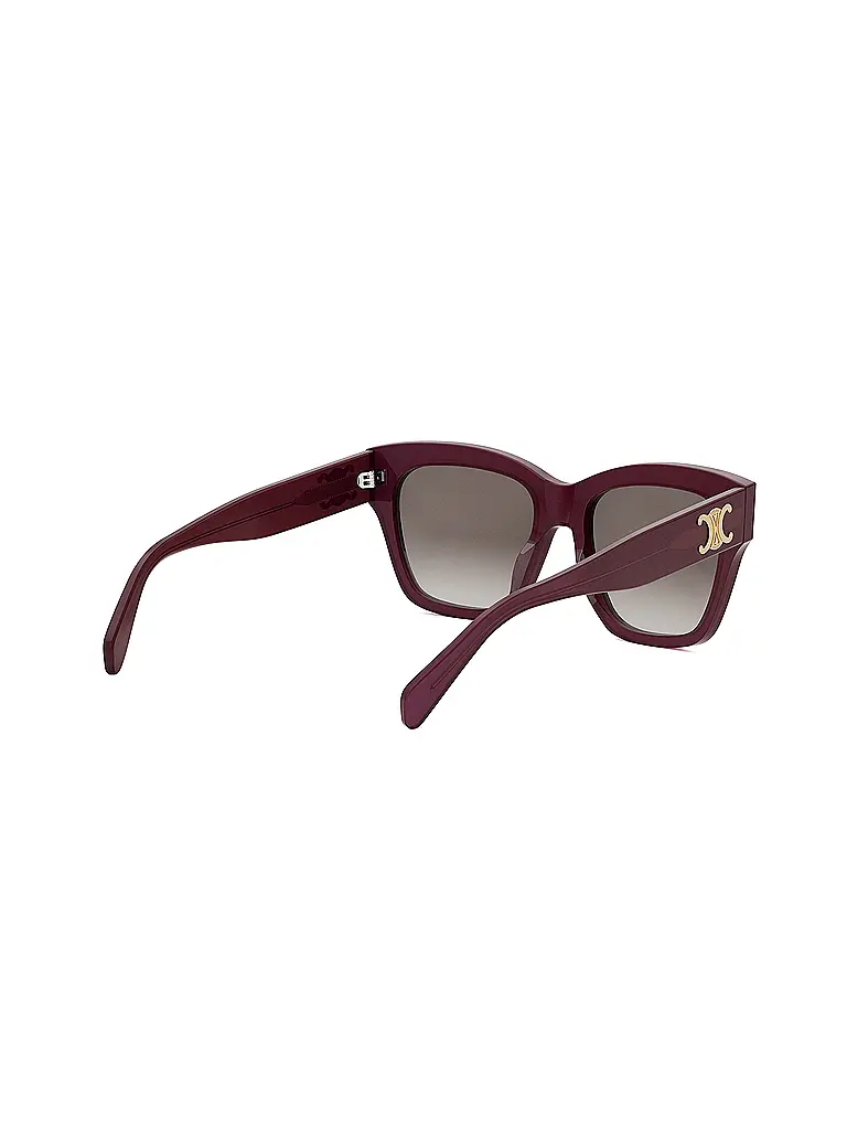 CELINE | Gafas de sol rojas cuadradas Triomphe | 