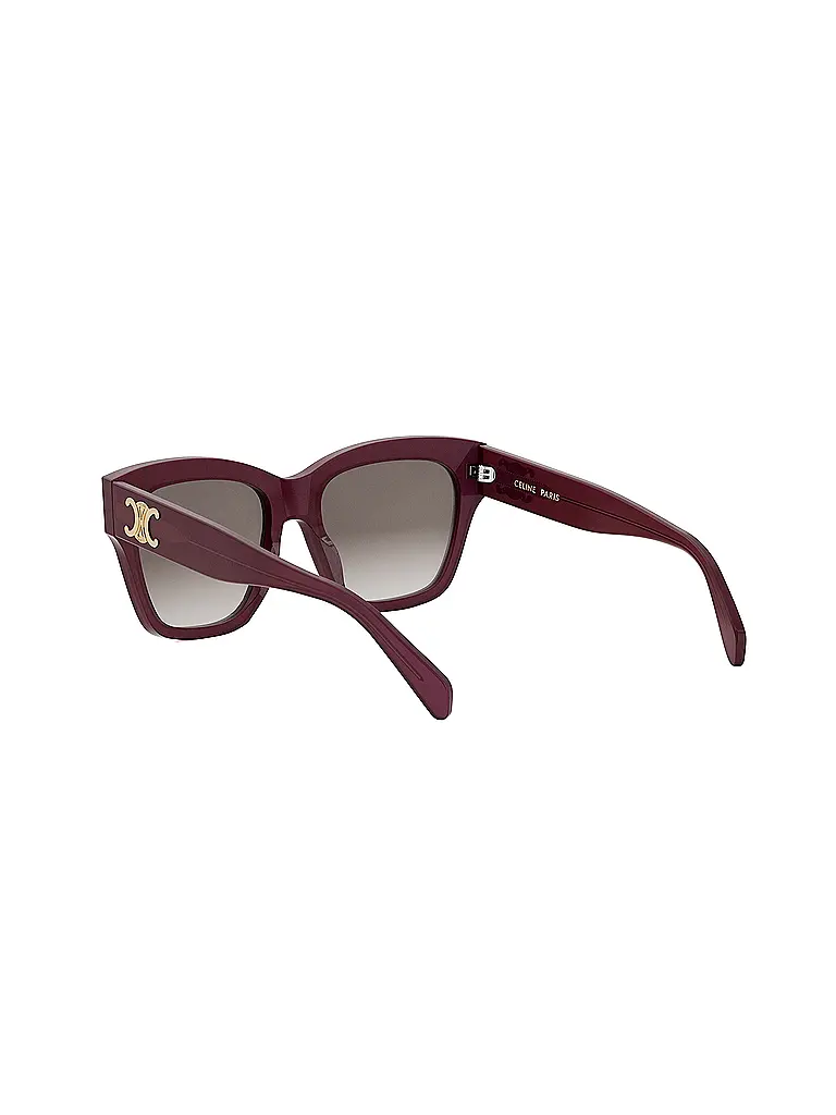 CELINE | Gafas de sol rojas cuadradas Triomphe | 