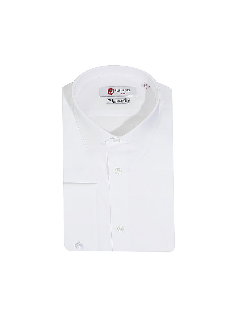 Camisa de vestir Slim Fit Piers blanco 39