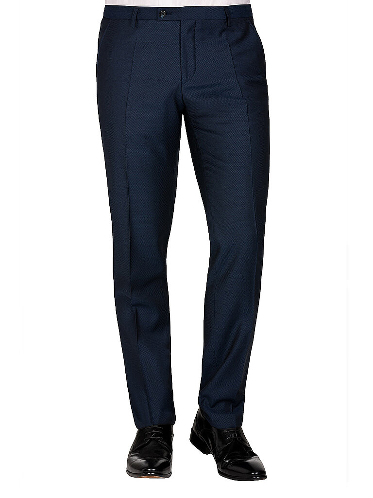 Pantalón de traje Birdsey azul 50