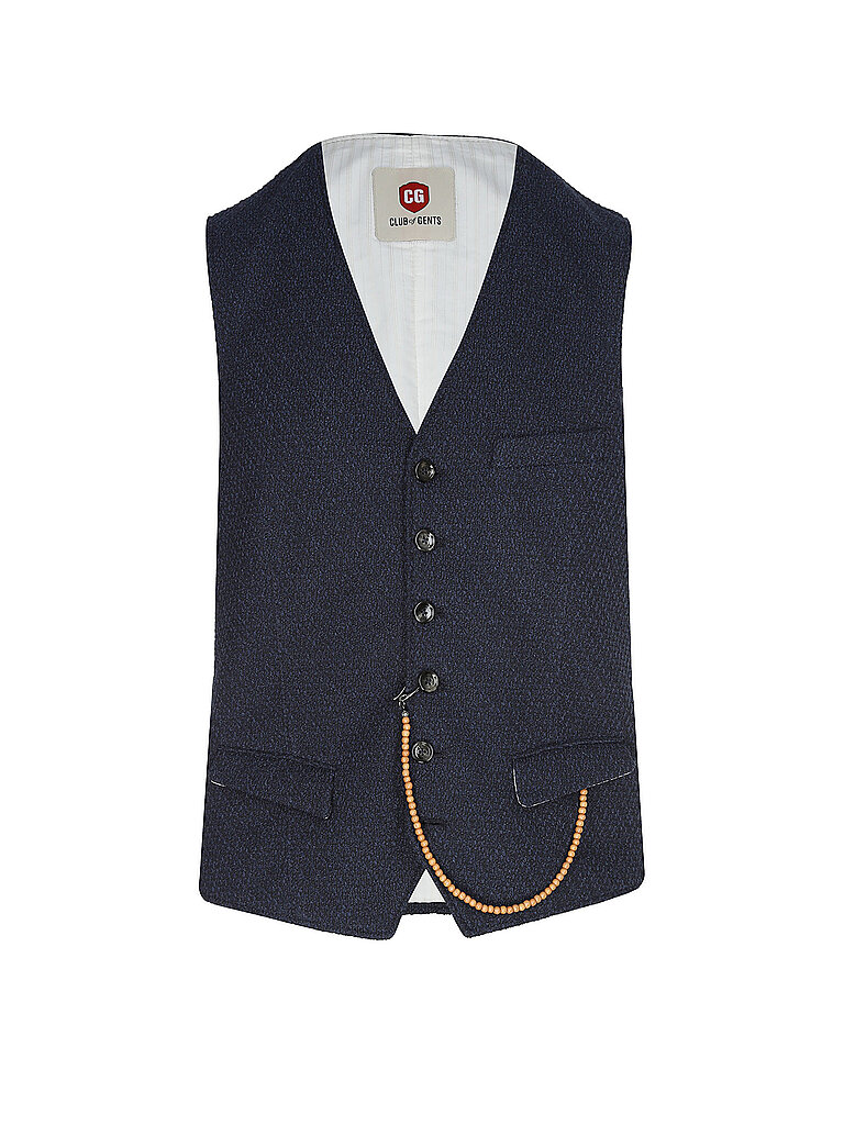 Chaleco de traje MITCH azul oscuro 54