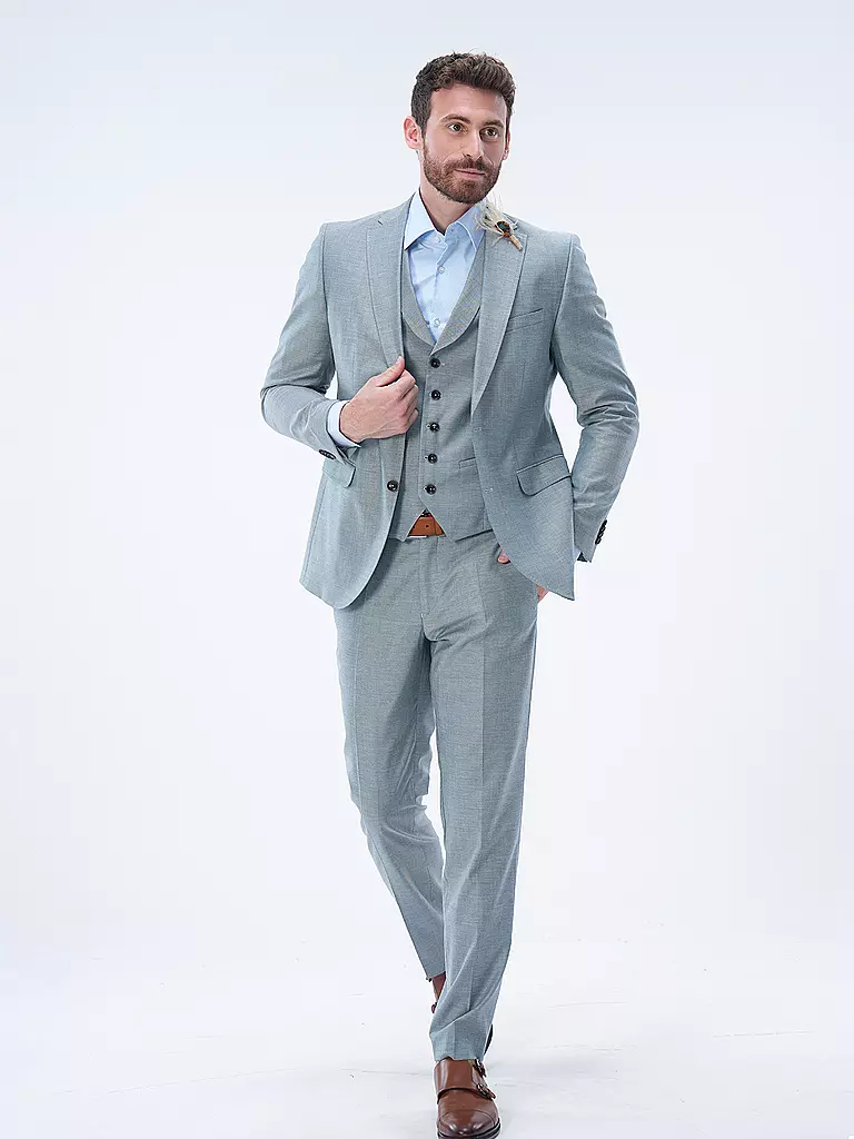 CG - CLUB OF GENTS | Pantalón de traje Slim Fit PACO | Gris claro