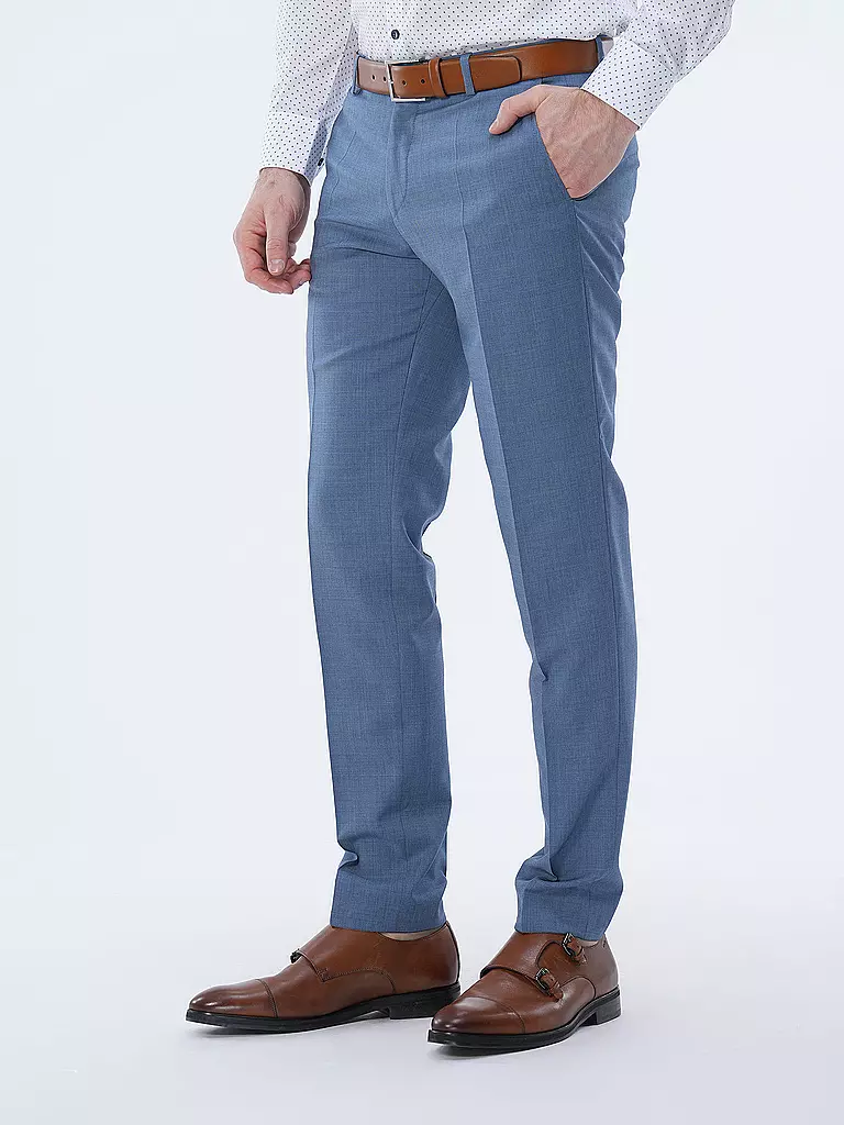 CG - CLUB OF GENTS | Pantalón de traje Slim Fit PASCAL | Azul claro