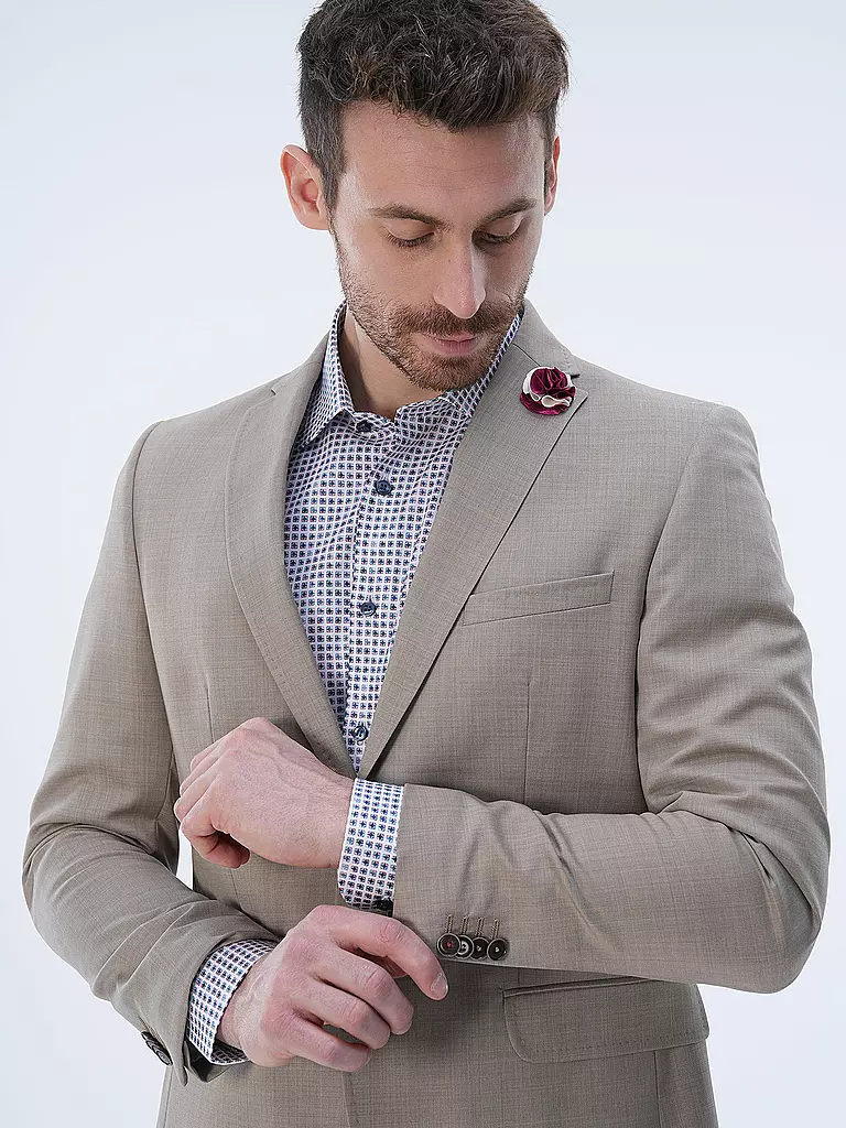 CG - CLUB OF GENTS | Sakko Slim Fit PATRICK | Beige