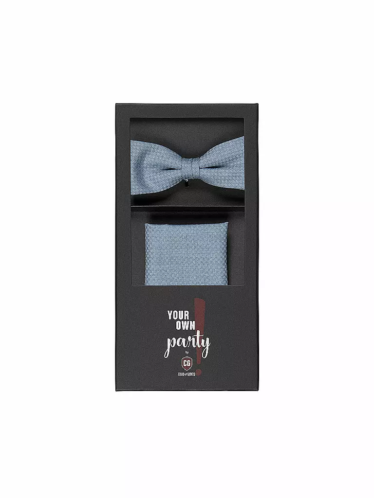 CG - CLUB OF GENTS | Set de pajarita y pañuelo de bolsillo PAXTON | Azul claro