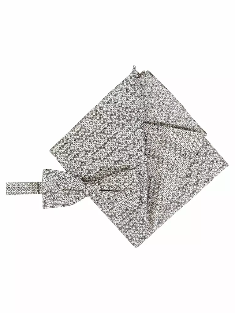 CG - CLUB OF GENTS | Set de regalo con pajarita y pañuelo de bolsillo | Beige