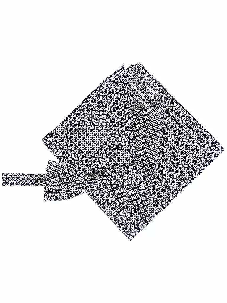 CG - CLUB OF GENTS | Set de regalo con pajarita y pañuelo de bolsillo | Gris