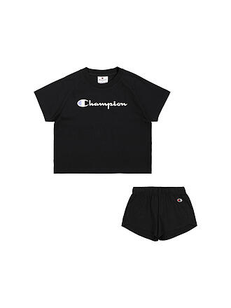 CHAMPION | Conjunto de niña de 2 piezas, camiseta y pantalones cortos