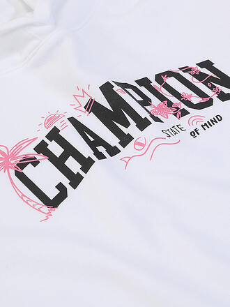 CHAMPION | Sudadera con capucha para niña - Sudadera con LOGOTIPO GRÁFICO