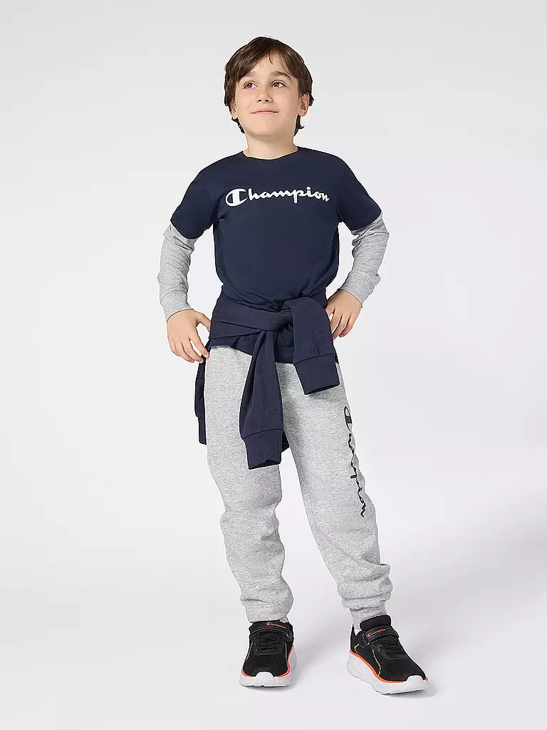 CHAMPION | Camiseta de manga larga para niño | Azul oscuro