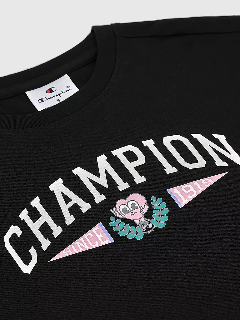 CHAMPION | Conjunto de niña de 2 piezas, camiseta y pantalones cortos | 