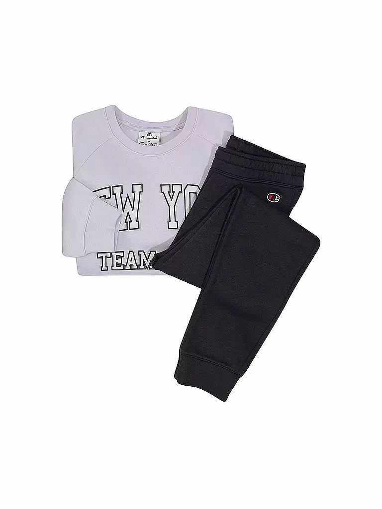 CHAMPION | Jogger de niña de 2 piezas, sudadera y pantalón | Lila