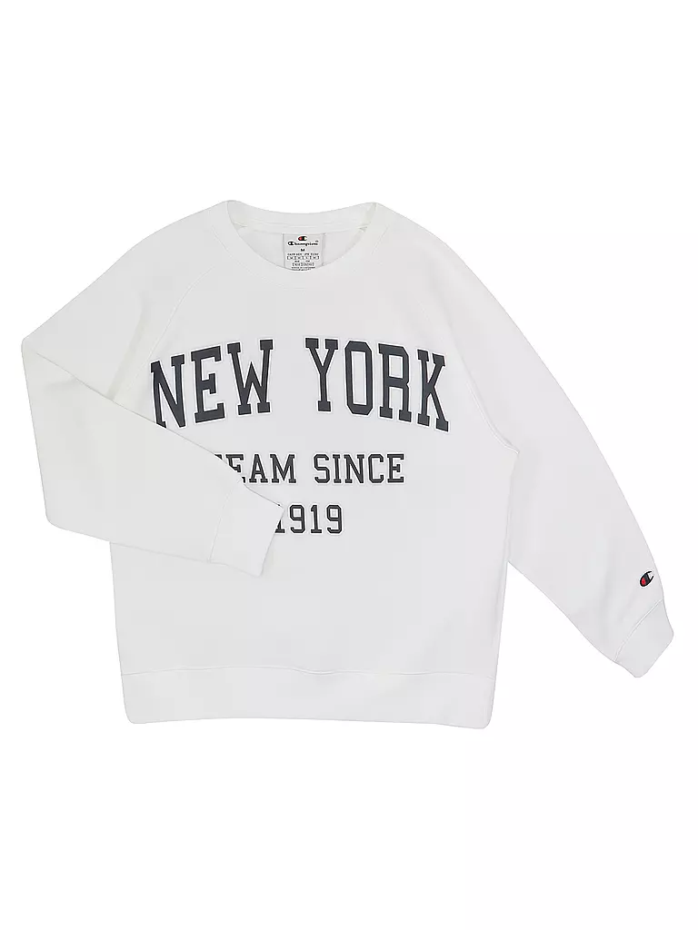 CHAMPION | Jogger de niña de 2 piezas, sudadera y pantalón | Crema