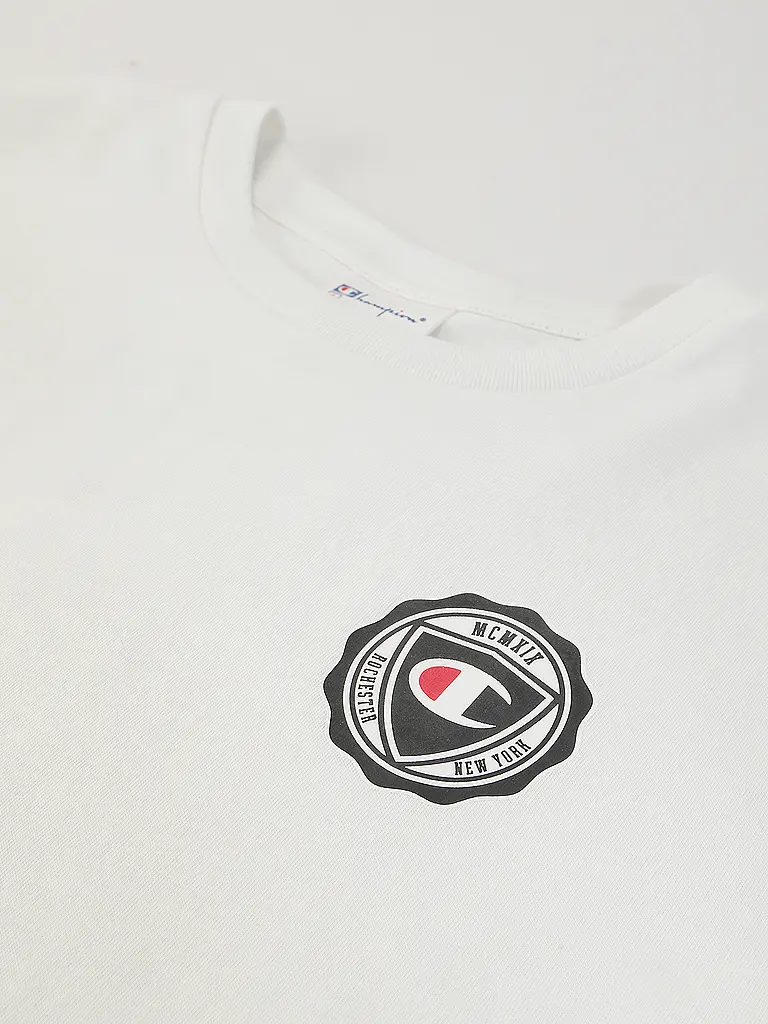CHAMPION | Nombre del producto: Camiseta de manga larga para niño | Crema