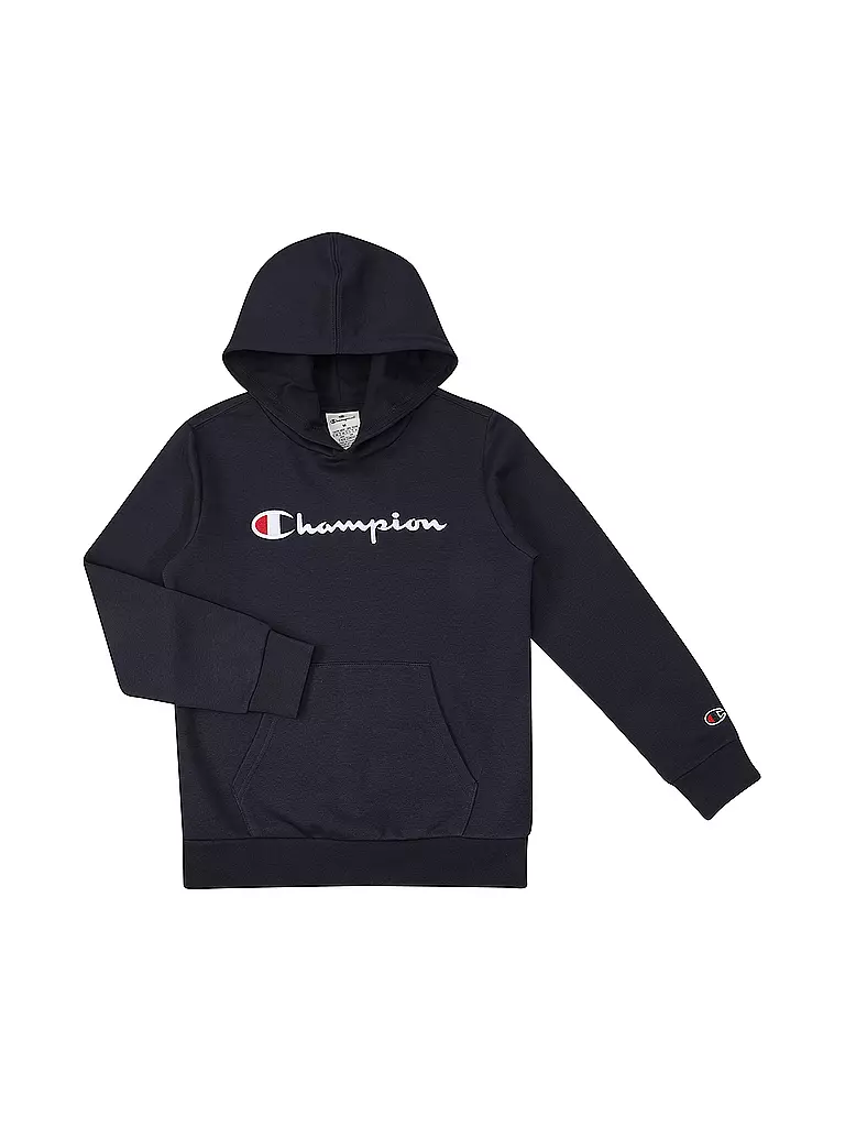 CHAMPION | Sudadera con capucha para niño - Hoodie | Azul oscuro