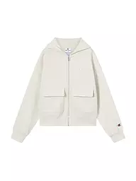 CHAMPION | Sudadera con cremallera para niña | Crema