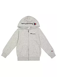 CHAMPION | Sudadera con cremallera para niño | Gris claro