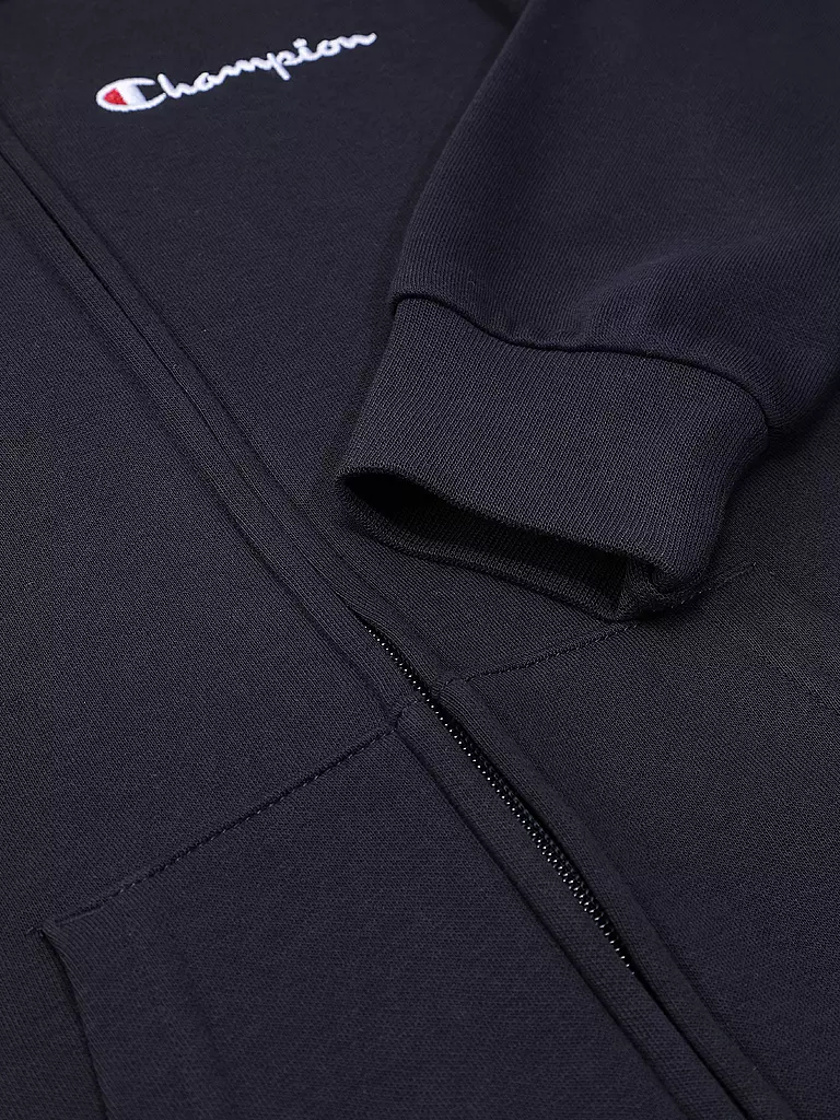 CHAMPION | Sudadera con cremallera para niño | Azul oscuro