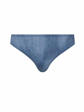 CHANTELLE | String SOFT STRETCH con estampado denim azul