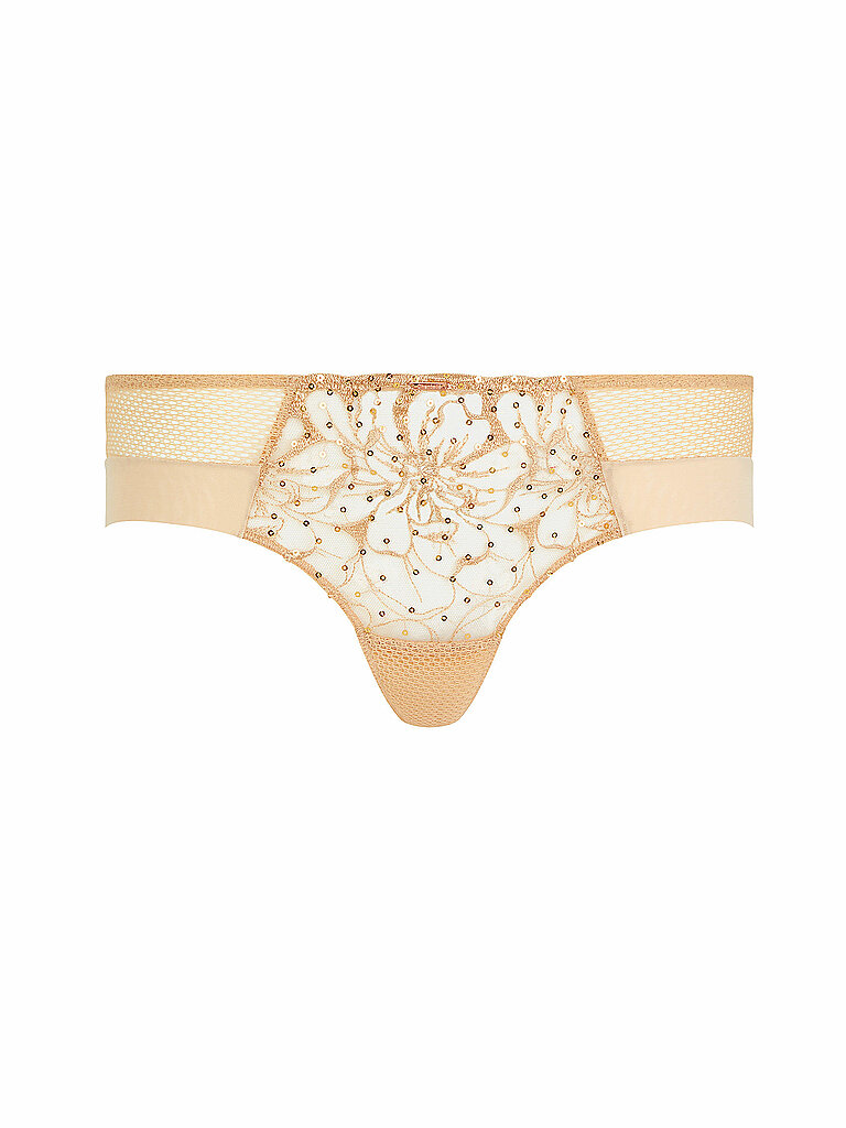 Bragas FLEURS SIGNATURE toffee sequins camel 42
