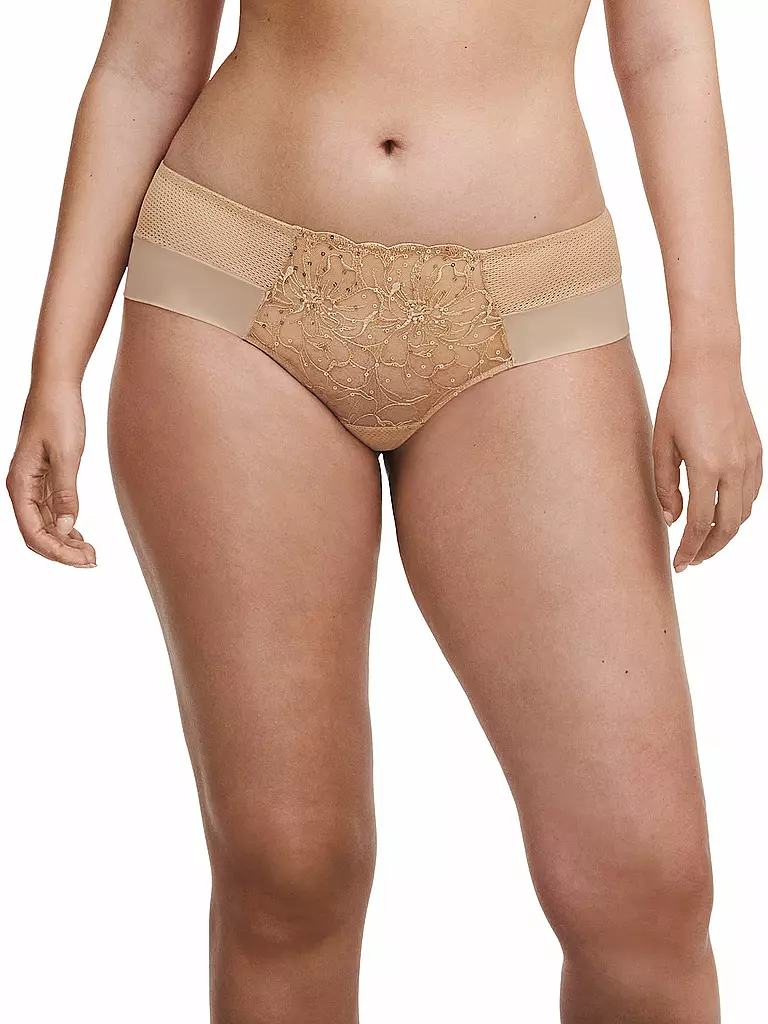 CHANTELLE | Bragas FLEURS SIGNATURE toffee sequins | Camel