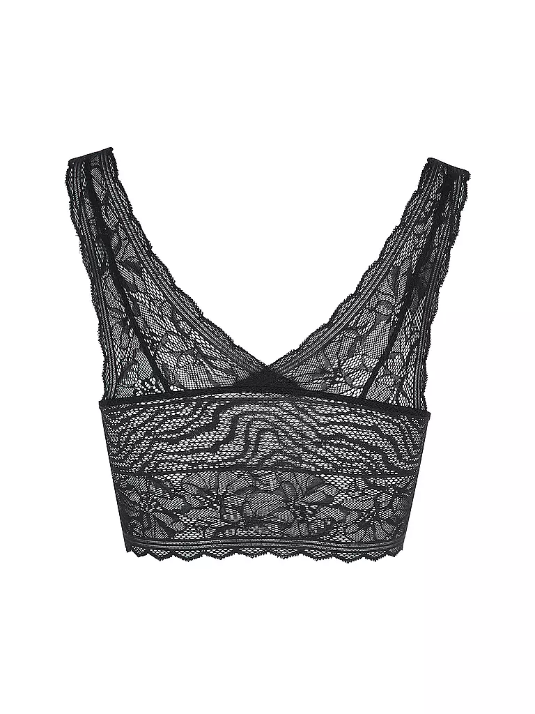 CHANTELLE | Bustier FLORAL TOUCH negro | Negro