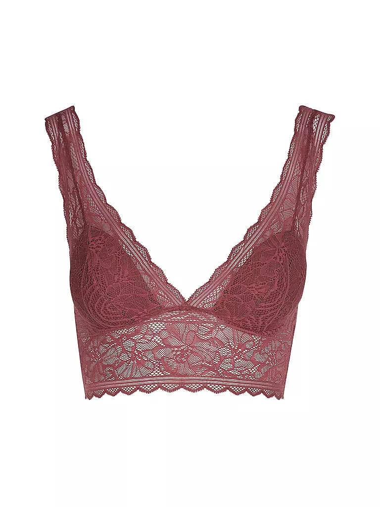 CHANTELLE | Bustier FLORAL TOUCH sienna | Rojo oscuro