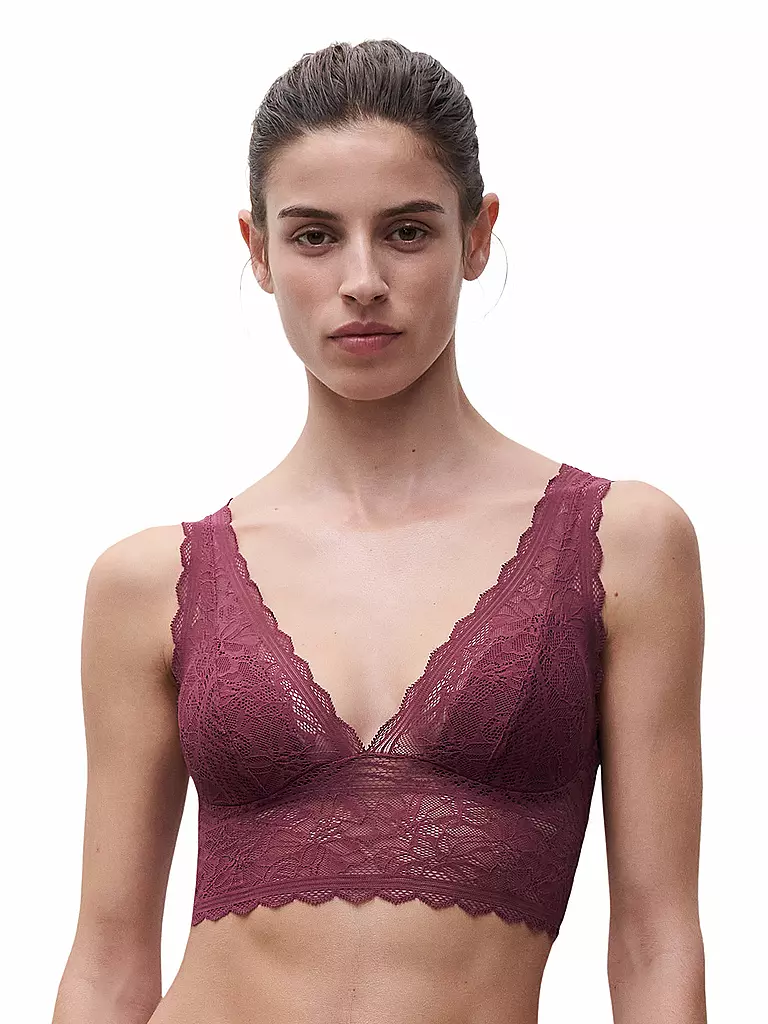 CHANTELLE | Bustier FLORAL TOUCH sienna | Rojo oscuro