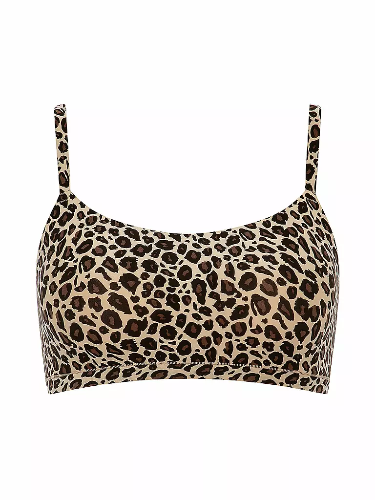 CHANTELLE | Bustier SOFTSTRETCH leopardo nude | Marrón