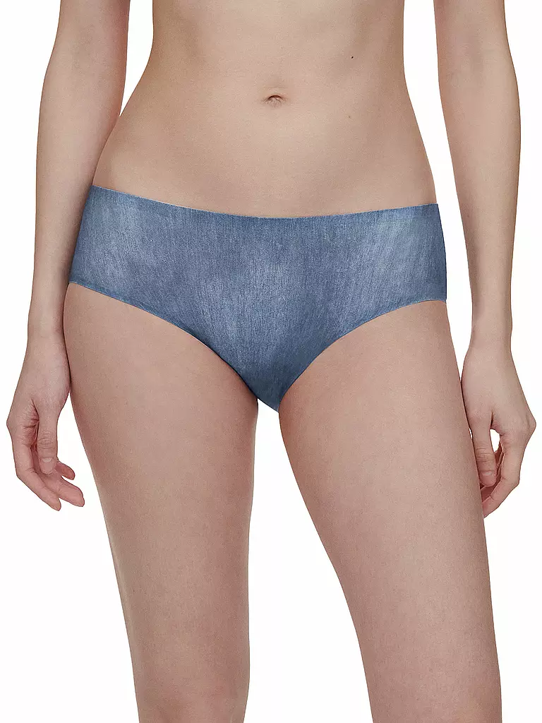 CHANTELLE | Pants SOFT STRETCH blue denim print | Azul