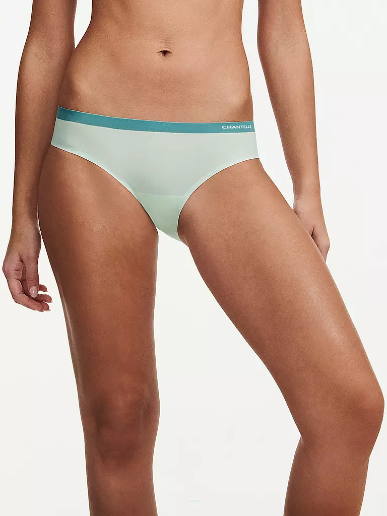 CHANTELLE | Slip SOFTSTRETCH green lily/treillis | Menta
