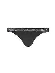CHANTELLE | String Floral Touch azul jeans | Negro