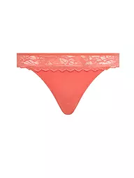 CHANTELLE | String Floral Touch azul jeans | Coral