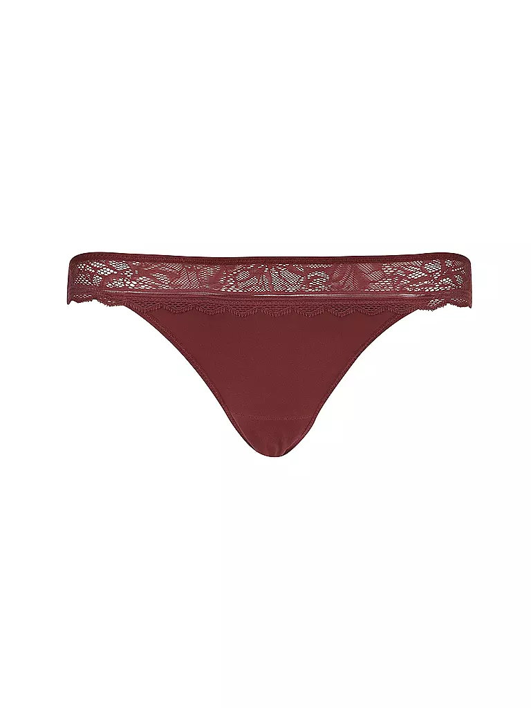 CHANTELLE | String FLORAL TOUCH siena | Rojo oscuro