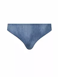 CHANTELLE | String SOFT STRETCH con estampado denim azul | Azul