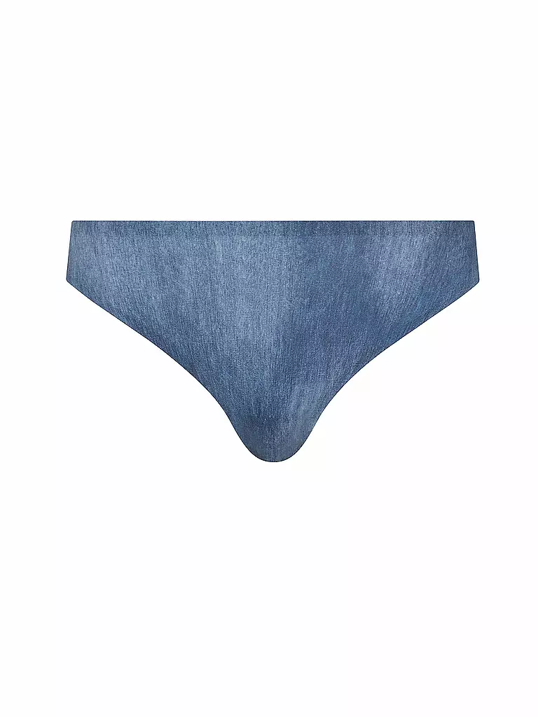CHANTELLE | String SOFT STRETCH con estampado denim azul | Azul