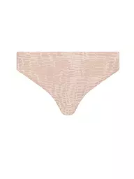 CHANTELLE | String SOFT STRETCH con estampado denim azul | Beige