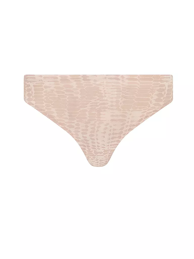 CHANTELLE | String SOFT STRETCH light snake print | Beige