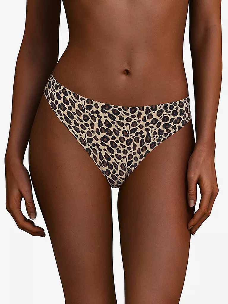 CHANTELLE | String SOFTSTRETCH leopardo nude | Marrón
