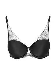 CHANTELLE | Sujetador camiseta con aros TATTOO LOVE negro/beige dorado | Negro